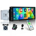 thumbnail image 1 of 6.9 Inch Wireless Carplay Car Stereo Single Din Touchscreen Car Radio, Android Auto Bluetooth Mirror Link FM Mic SWC, 1 of 7