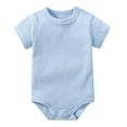 thumbnail image 1 of 6-9 Months Infant Jumpsuit Baby Bodysuits Soft Short Sleeve, 1 of 8