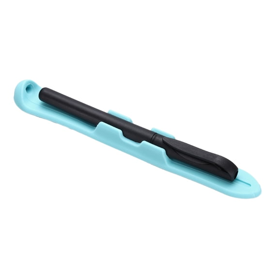 6.9'' Silicone Pencil Holder with Strong Adhesive Slim Grip Sleeve for Apple Pencil 1st 2nd Generation Air Pro Mini Tablets, Blue