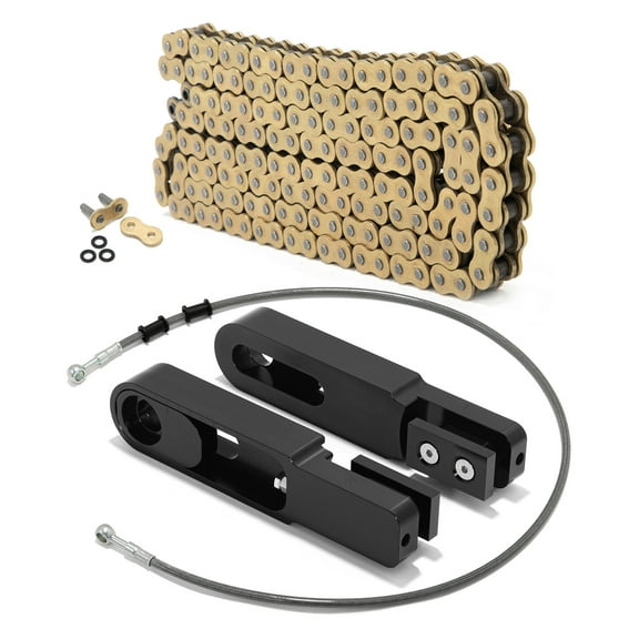 6"-9" Swingarm Extensions Chain Brake Line set for Yamaha YZF R1 R1S 2015-2023