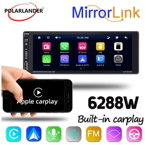 6.9" Touchscreen Car Stereo with Bluetooth, Voice Control & MirrorLink - Multimedia Player