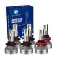 thumbnail image 1 of 6 9005/HB3/H10 9006/HB4 H8/H9/H11 LED Bulb Super Bright High Beam Low Beam Fog Light 140W, Voltage 12V, 6000K, Lifespan 30,000 hours, Waterproof rate IP68, -15c~105c For 2006-2012 Honda Accord, 1 of 4