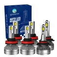 thumbnail image 1 of 6 9005/HB3/H10 H8/H9/H11 LED Super Bright High Beam Low Beam Fog Light 140W, 12V, Color Temperature 6000K, Lifespan 30,000 hours, Waterproof rate IP68, -15c~105c For 2016-2018 Subaru Crosstrek, 1 of 4