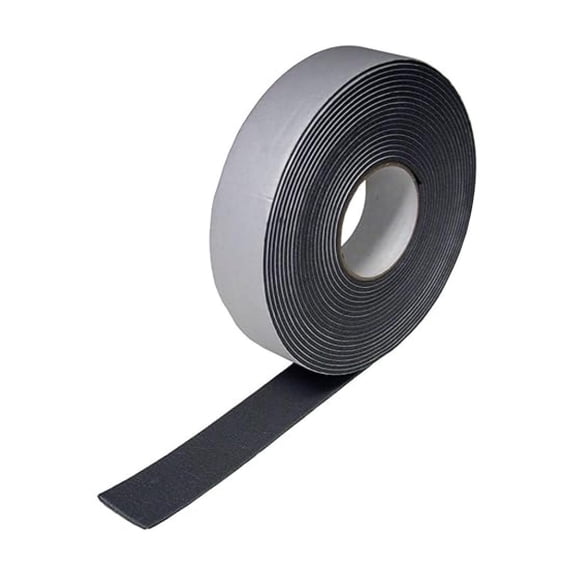 6-9718 Foam Insulation Tape 1/8" x 2" x 30ft Black - Closed Cell Polyethylene Foam Tape, Pressure Sensitive Adhesive, Sealant & Insulator Roll