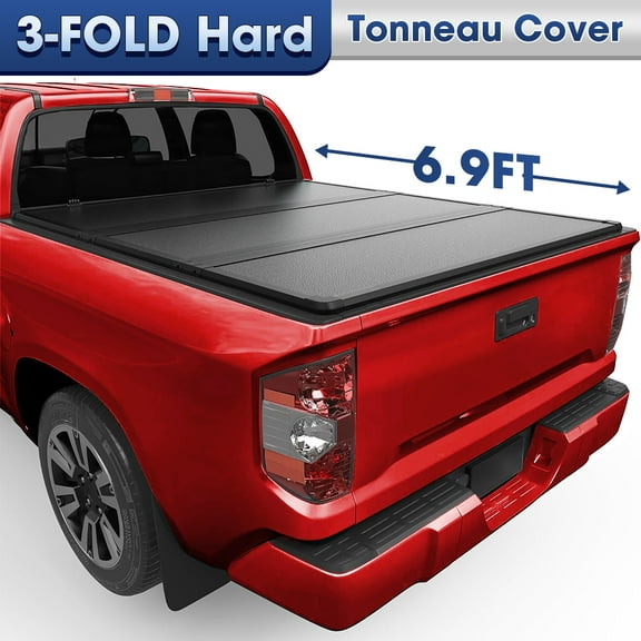 6.9FT Hard Truck Bed Tonneau Cover For 20-25 Chevy Silverado Sierra 2500 3500HD