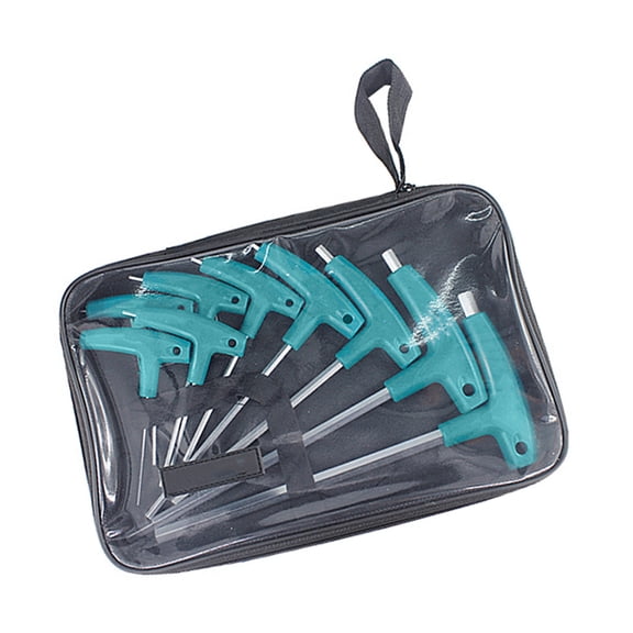 6/9Pcs T-shaped Hand Tool Hex Socket Wrench T-handle Wrench Extended T-Socket