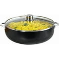 thumbnail image 1 of 6.9Qt Bistro-Cera Aluminum Speckled Black Ceramic Caldero with Glass Lid Nonstick Dutch Oven Pot for Rice Family Meals and Traditional Cooking Black, 1 of 4