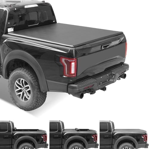 6.9ft / 82" Soft Rollup Truck Bed Cover Compatible with 20202025