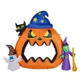 thumbnail image 1 of 6.9ft Pumpkin Inflatable Halloween Decoration, Halloween Decor with Build-in LEDs for Party, Yard Decor for Garden, Lawn, Party, Holiday, Waterproof, 1 of 9