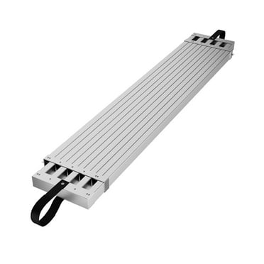 6-9ft Telescoping Plank, Aluminum Work Plank, 440lbs Capacity Aluminum Extension Plank with Skid-Proof Platform Scaffold Ladder Accessory