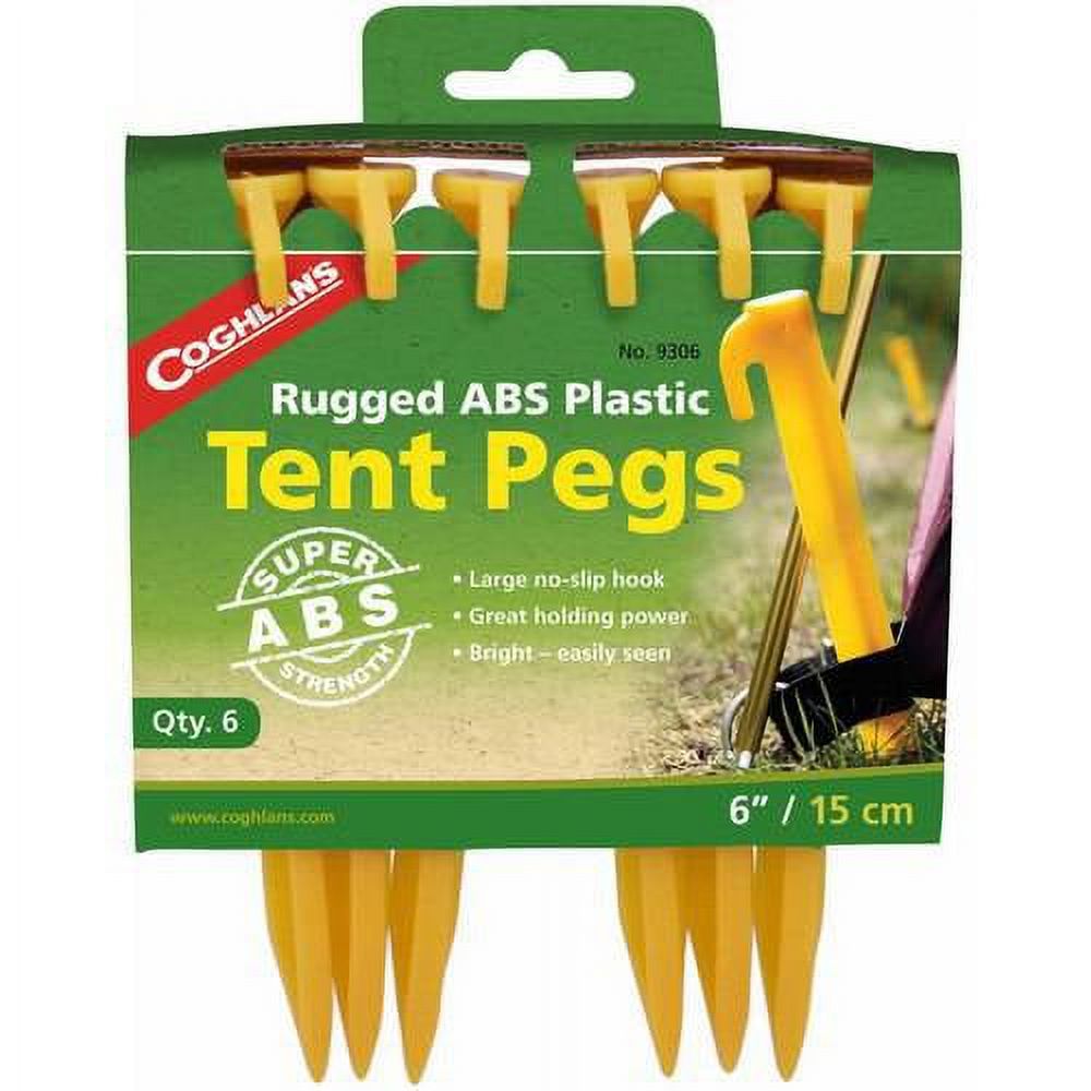6" Abs Tent Pegs Bulk