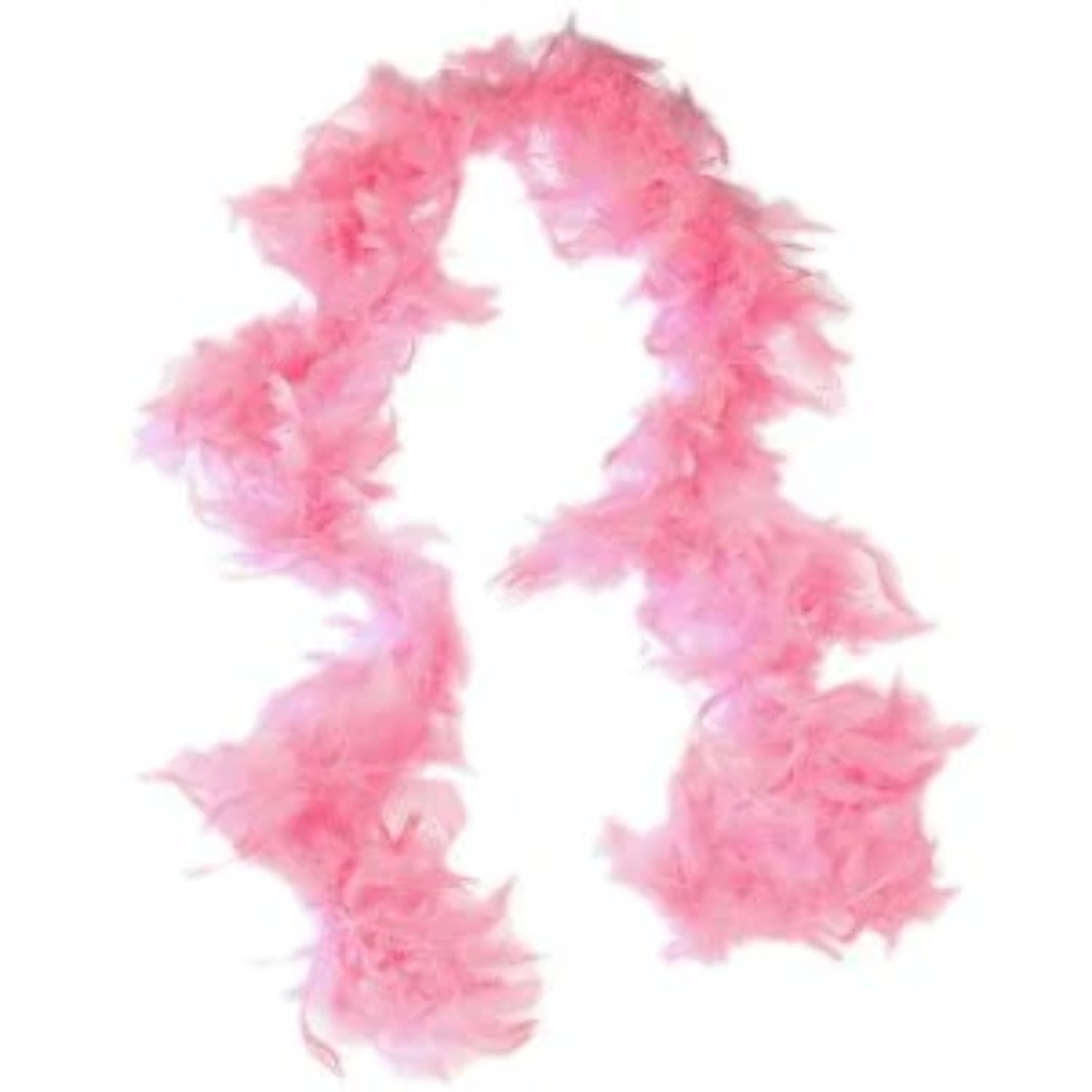 6.56ft White Feather Boa for Christmas Tree Decoration, Feather Garland Craft Holiday Wedding Party Christmas Decor, Adult Unisex, Size: 2m/6.56ft