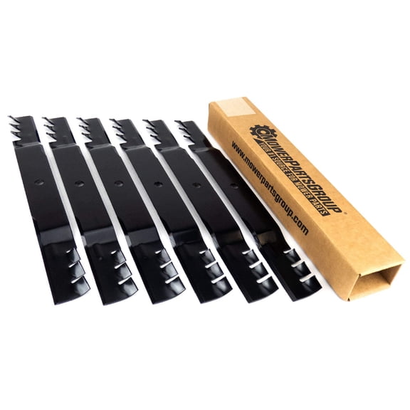 (6) Aftermarket Toothed Mulching Blades for Toro Time Cutter 42" 106-2247