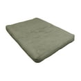 thumbnail image 1 of 6" All Cotton #606 Twin Sage Microfiber Futon Mattress-Color:Sage,Material:Polyester, 1 of 3