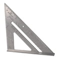 thumbnail image 1 of 6" Aluminium Speed Square Measuring Rafter Roofing Triangle Joinery Guide, 1 of 10