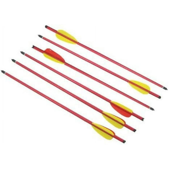 6 Aluminum Metal Arrows 14" Long Crossbow Arrows