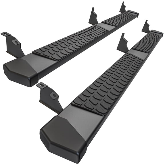 6" Aluminum Running Boards for 2005-2023 Toyota Tacoma Double Crew Cab, Anti-Slip Side Steps Nerf Bars, Black Powder Coated
