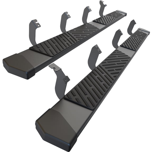 6" Aluminum Running Boards for 2022-2026 Toyota Tundra CrewMax, Black Side Steps Nerf Bars with Anti-Slip Step Pads