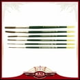 (6) Andrew Mack Brush Hannukaine Quill Brushes Series 79 Size XXS XL