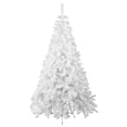 thumbnail image 1 of 6' Artificial Christmas Tree Premium Spruce Hinged with Metal Stand Eco-Friendly Xmas Pine Tree White, 1 of 6