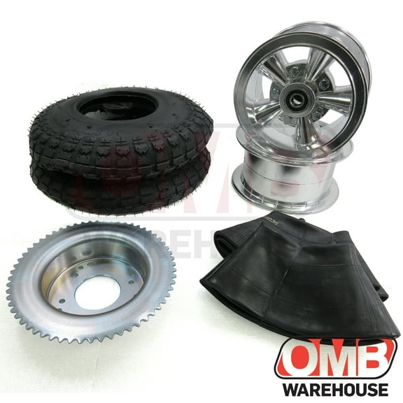 6" Astro Wheel Package - Universal Tire - 60 Tooth Sprocket
