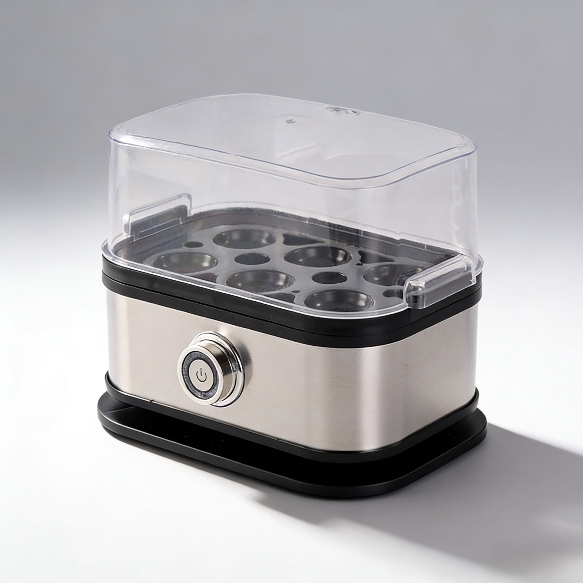6-Automatic Egg Cooker – Automatic One-Touch Boiler for Soft, Medium, or Hard Boiled Eggs
