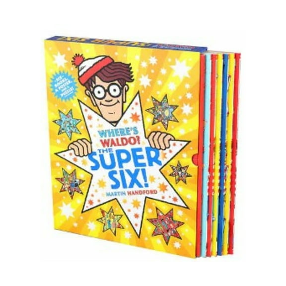 6 BK WHERES WALDO BX SET