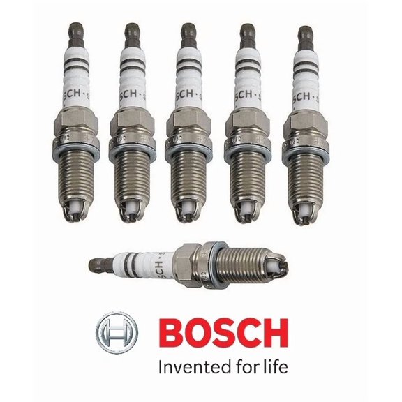 6-BOSCH Double Electrode Spark Plugs for Porsche 911 & Boxster FR7LDC