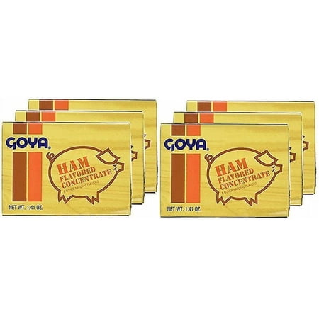 6 BOXES OF GOYA HAM FLAVOR CONCENTRATE 1.41 OZ