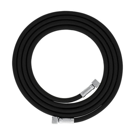Master Airbrush Premium 6 Foot Nylon Braided Airbrush Hose - 1/8" BSP Air Brush Adapter Fitting Connectors on Both Ends (Hose color may vary)