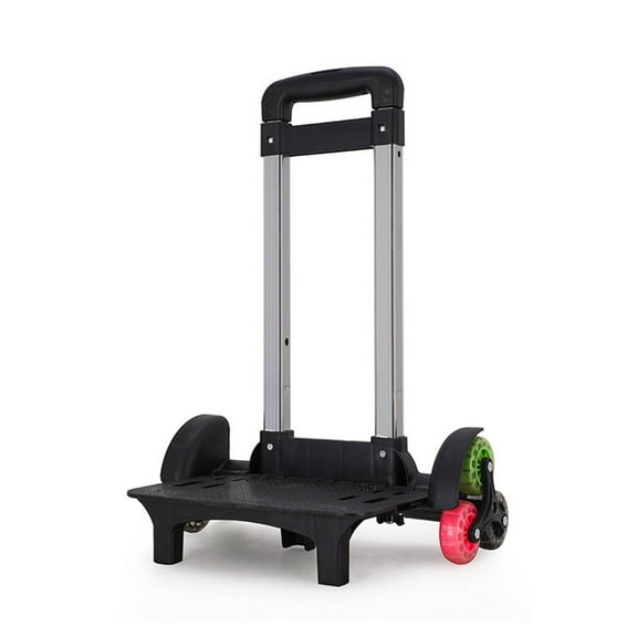 6 Backpack Trolley Foldable Rolling Luggage Carts Trolley Cart Students Luggage Travel Hand Cart for Backpacks