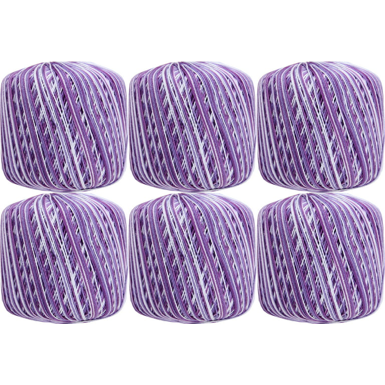 Crochet Thread, 100% Mercerized Cotton, Dark Colors - Set of 6 –