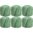 thumbnail image 1 of 6 Ball Pack Threadart 100% Pure Cotton Multicolor Crochet Thread - Size 10 - Color 50 - Variegated Garden Greens, 1 of 8