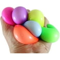 thumbnail image 1 of 6 Balls Total - 2 PackS of 3 Small 1.5" Neon Soft Doh Filled Stress Ball Stress Ball - Ceiling Sticky Glob Balls - Squishy Gooey Shape-able Squish Sensory Squeeze Balls OT, 1 of 7