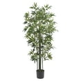 thumbnail image 1 of 6' Bamboo Silk Tree, Green Trunks, 1 of 7