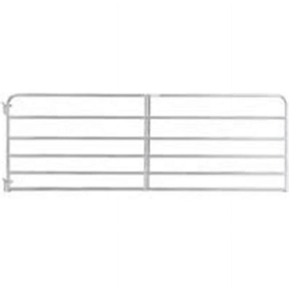 6 Bar Econo Tube Gate with Galvanized Finish - 10 ft.