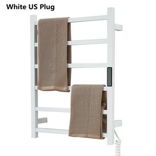 Cosway 145W Electric Towel Warmer Wall Mounted Heated Drying Rack