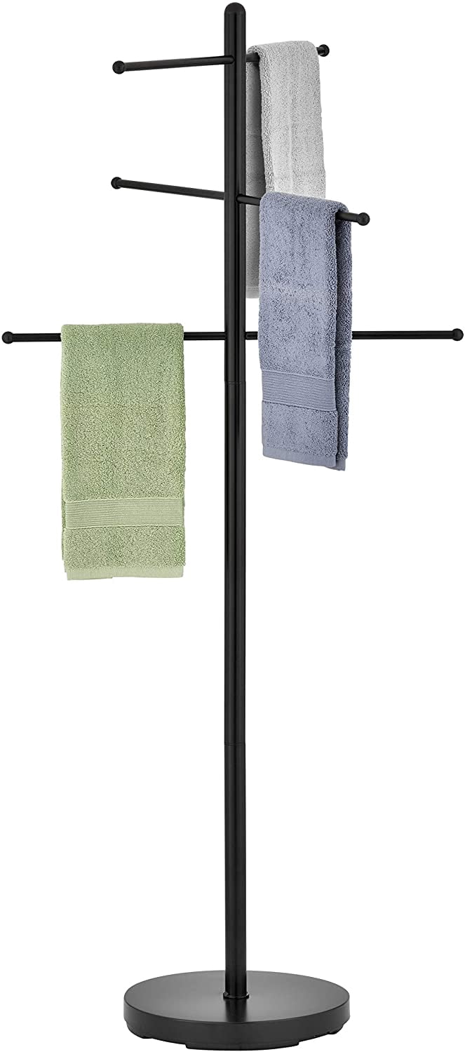 RoadRunner Outdoor Pool Towel Rack - 6 Bar Hanging Towel Holder In Tucson Bronze - Indoor/Outdoor Use 3 thumbnail image