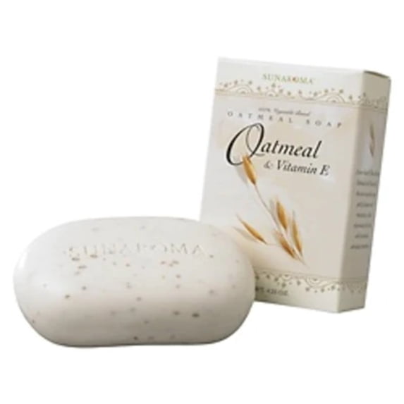 6 Bars Oatmeal Soap With Vit E, Rejuvenating Bar
