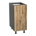 thumbnail image 1 of 6" Base Cabinet High Single Door with Natural Teak door, 1 of 4