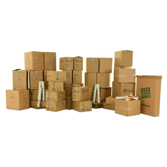 6 Bedroom Moving Kit - 112 Moving Boxes