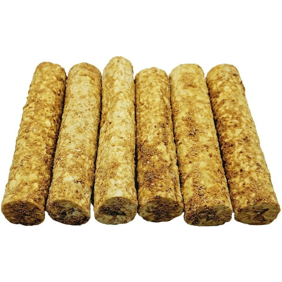 6" Beef Crunchy Munchy Rolls Dog Treats, 6 count