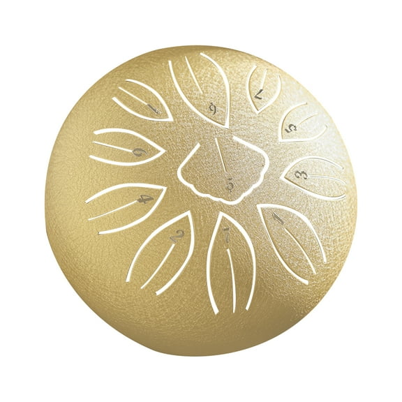 11 Notes Steel Tongue Drum 6 Inch Tongue Drum Traditional Percussion Instrument Hand Pan Drum for Yoga Meditation