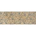 thumbnail image 1 of 6' Beige and Blue Floral Washable Non Skid Area Rug With UV Protection, 1 of 3