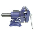 thumbnail image 1 of 6" Bench Vise, 2 in 1 Multi-Jaw Bench Vice with 360 Degree Head and Swivel Base, Heavy Duty Table Vise for Clamping Fixing Equipment Home or Industrial Use, 1 of 5