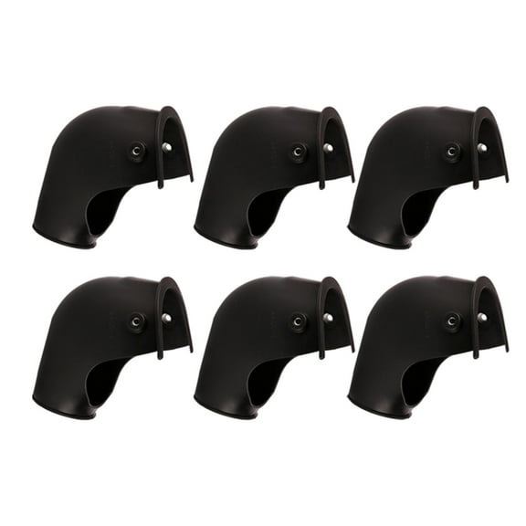 6 Billiard Baskets Pool Table Pocket Replacement, Pool Table Corners Rubber Billiard Pockets Billiard Accessory