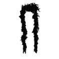 thumbnail image 1 of 6' Black Boa (Each), 1 of 1