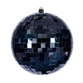 thumbnail image 1 of 6" Black Mirror Ball Ornament 4/Bag, 1 of 1