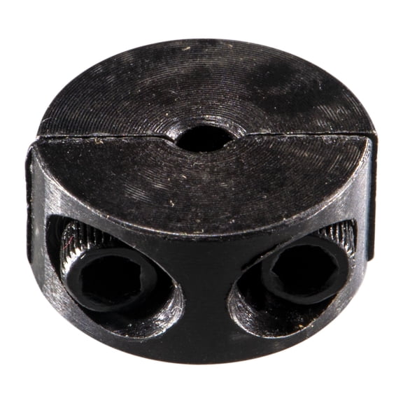 #6 Black Oxide Steel Double Split Shaft Collar (2 pcs.)