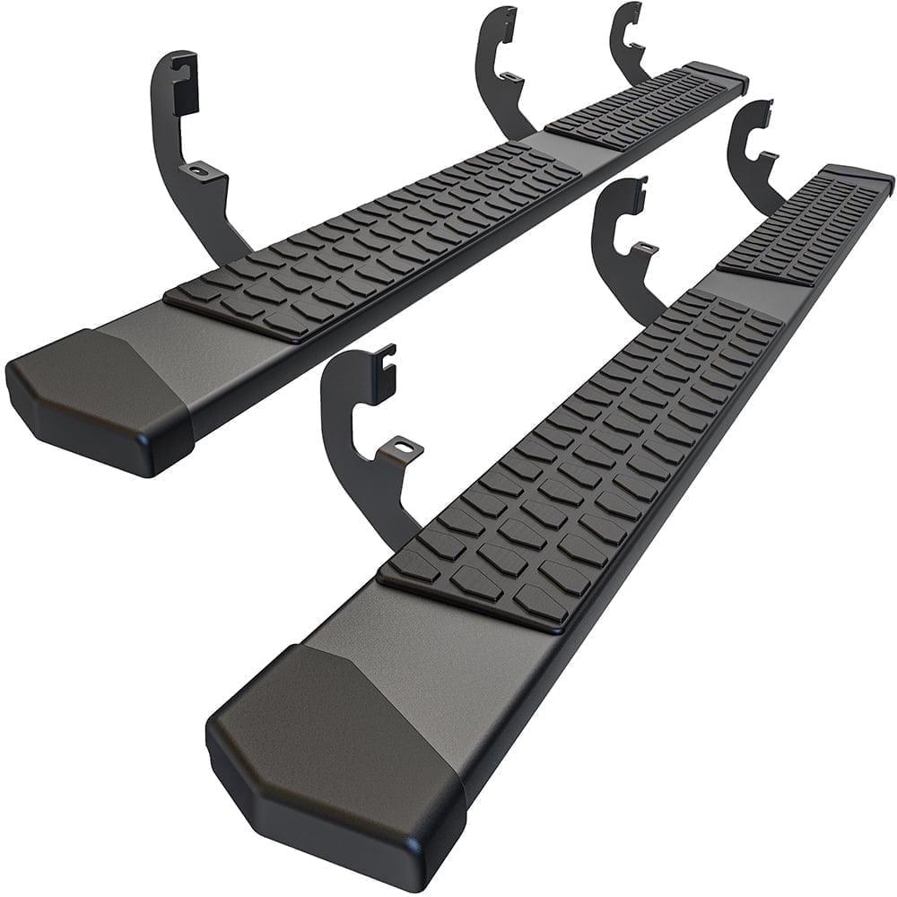 AutoBull 6" Running Boards Side Steps for 2015-2026 Chevy Colorado/GMC Canyon Crew Cab, Black Textured Aluminum Nerf Bars
